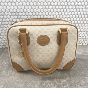 Vintage Gucci Monogram Handbag Purse